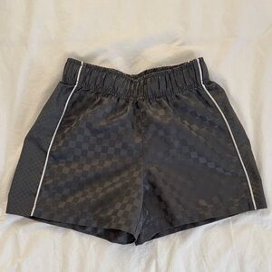 DSG Gray Checkered Sport Shorts XXS 4-5